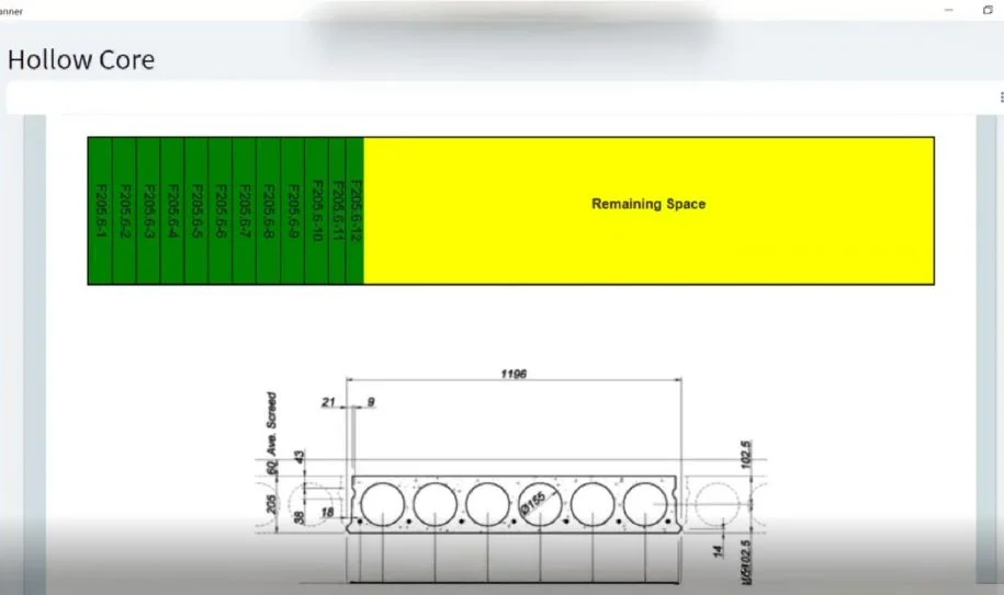 Hollow Core Visualisation