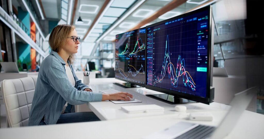 Analyst Studying Trends